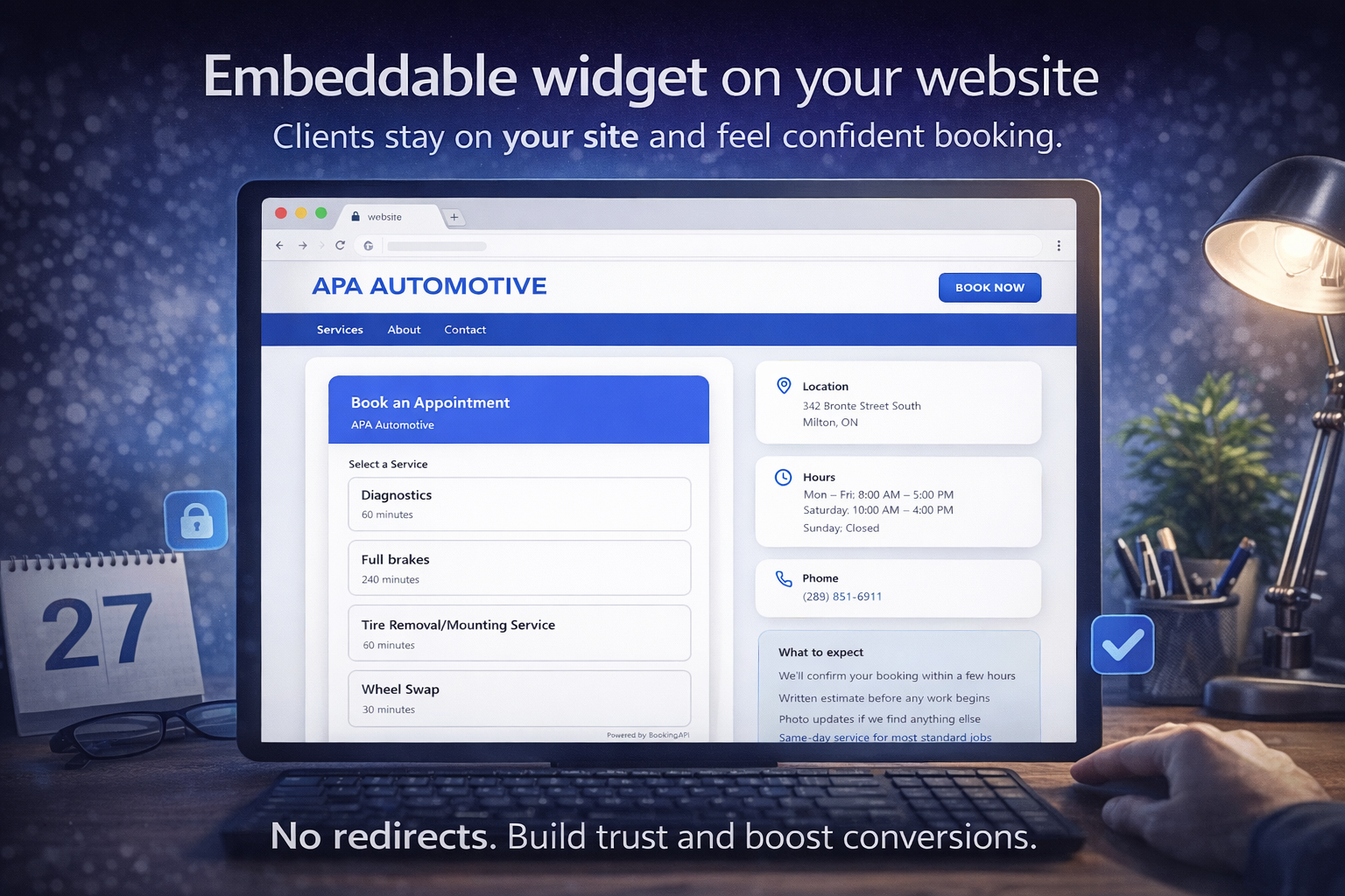How to Add Online Booking to Your Website in Under 5 Minutes